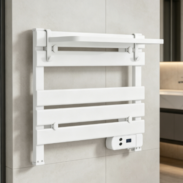 Electric Towel Warmer — Wall-Mounted & Freestanding (Dual-Use), Constant Temperature