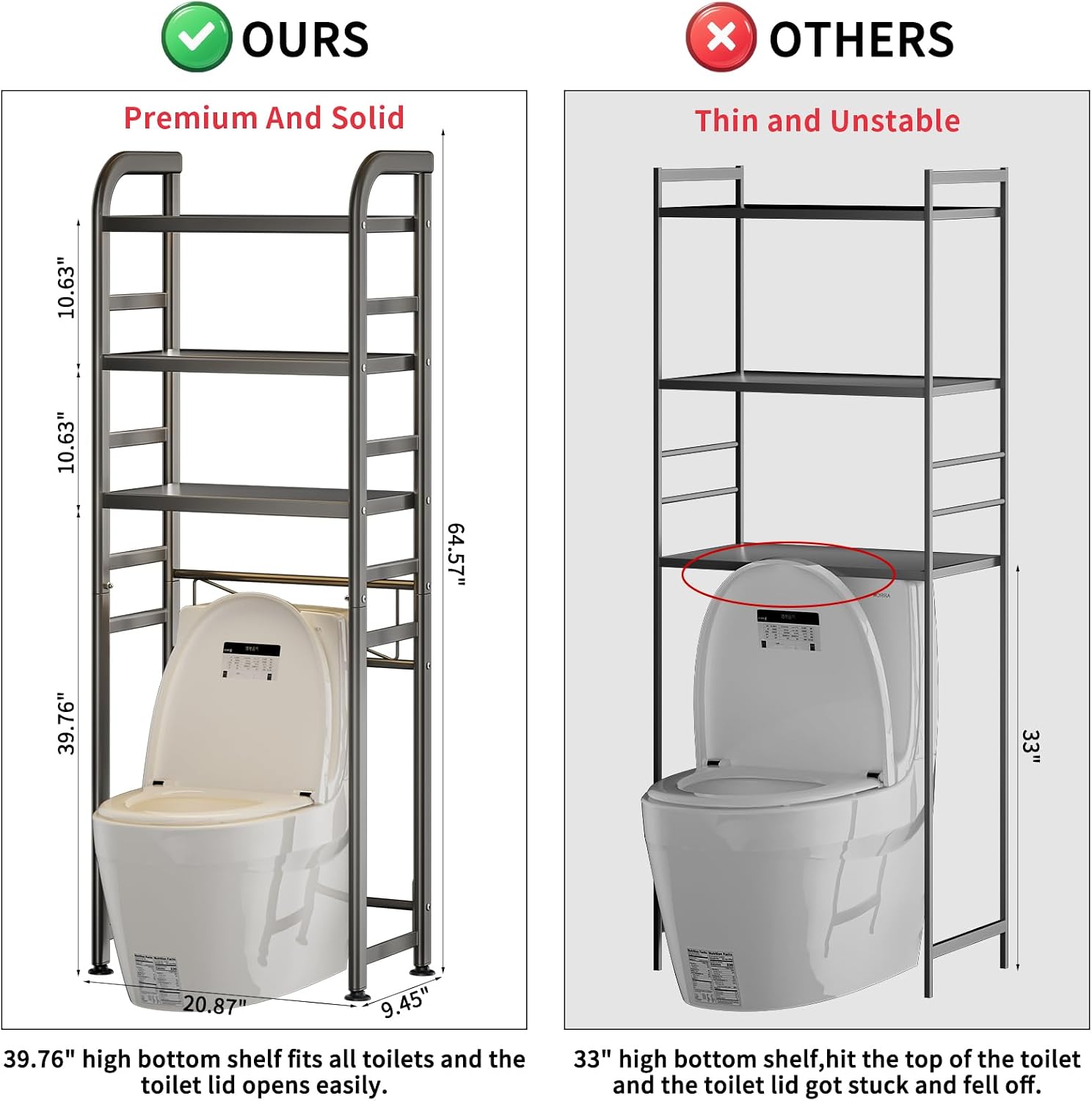 Space-Saving Over-The-Toilet Rack For Compact Homes - Image 2